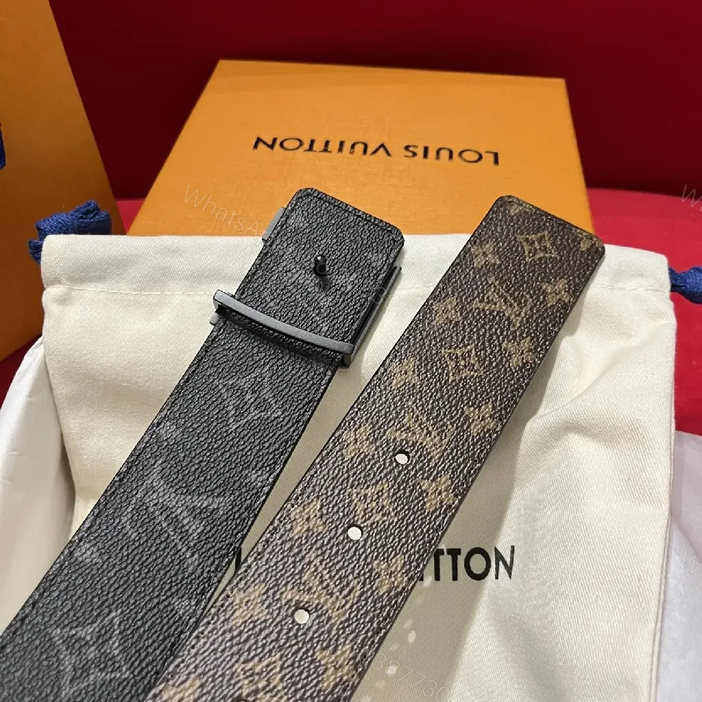 View 2 of Montage Monogram Belt: Classic Coated Canvas Style, LV-Inspired