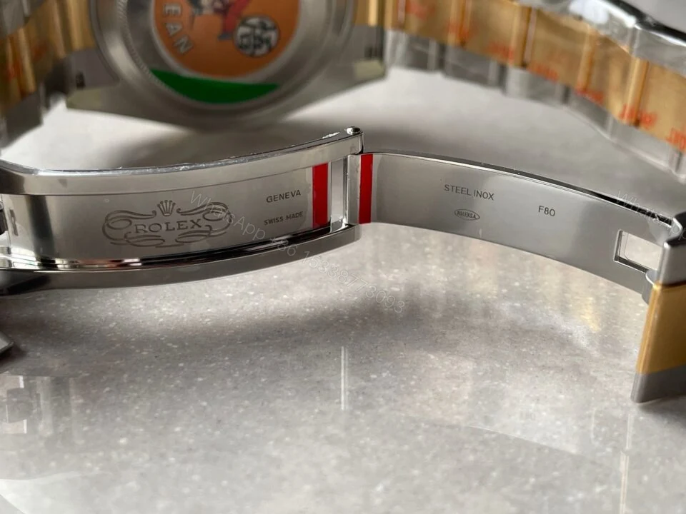 View 15 of CLEAN FACTORY 1:1 Rolex Submariner 116613LB Bluesy 904L YG/SS Blue Dial VR3235