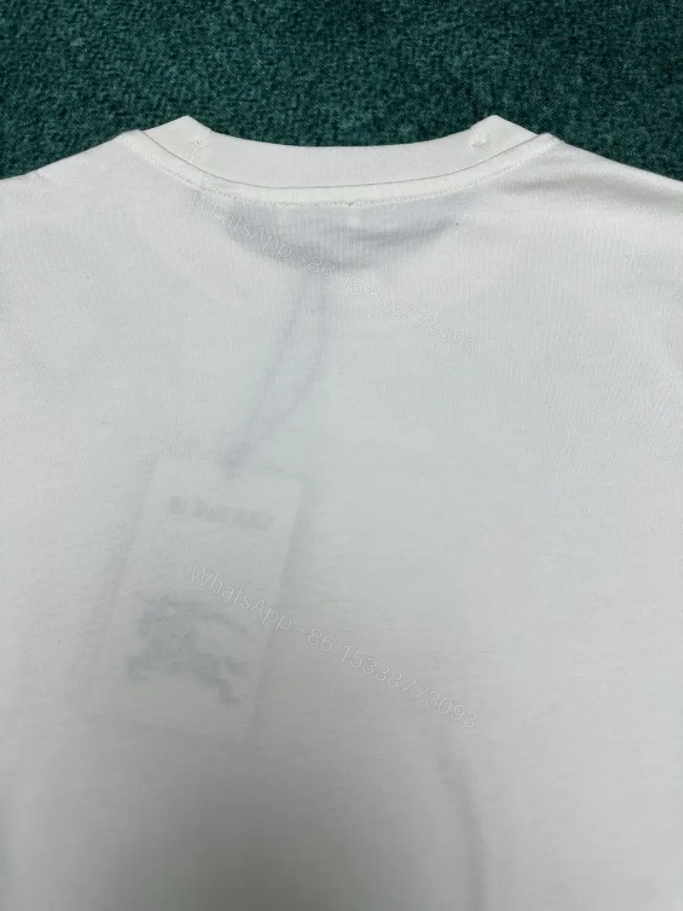 View 11 of White Cotton Graphic Tee with Heritage Detailing