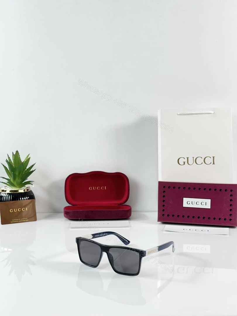 First Copy Gucci 2203 Blue Black Sunglasses — view 1