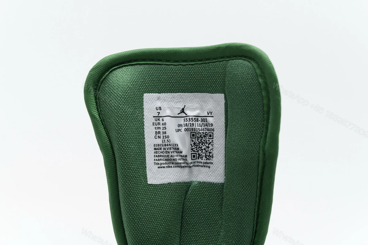 View 10 of Air Jordan 1 Low Pine Green 553558-301