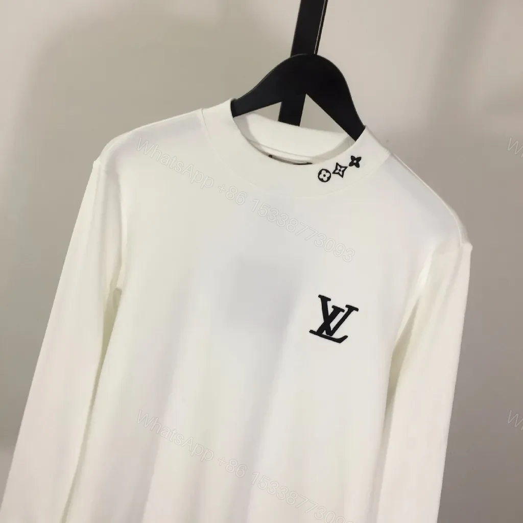 View 4 of Monochrome Signature Crest Sweatshirt - Luxe Everyday Comfort