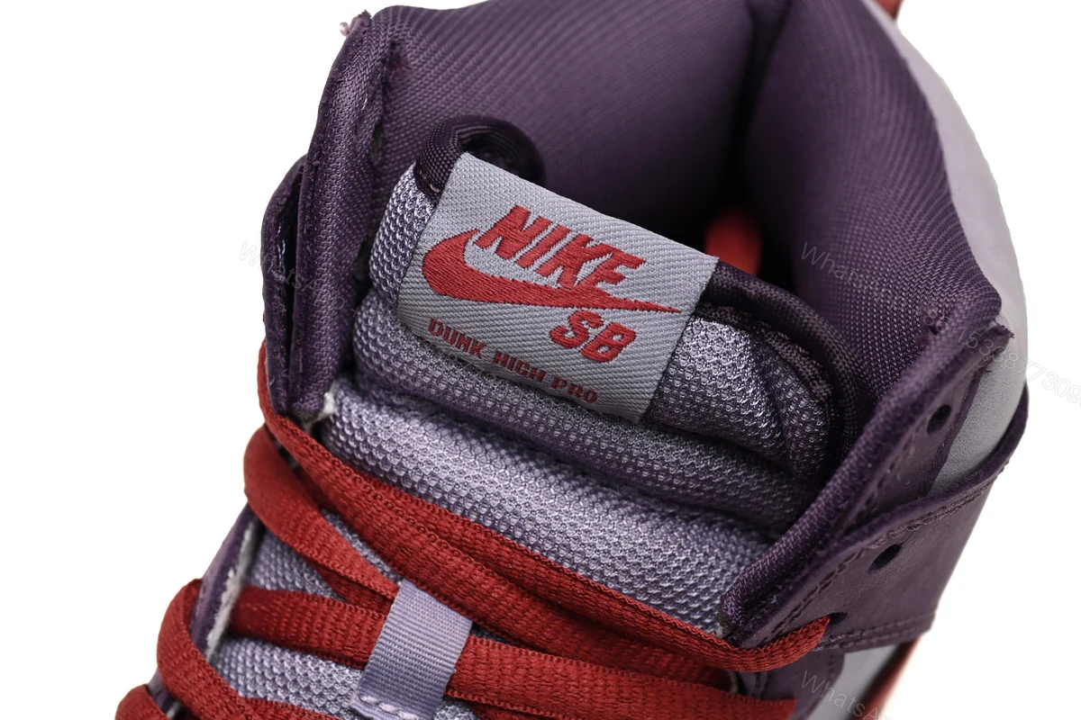 View 12 of Nike Dunk SB High Daybreak Plum 313171-500