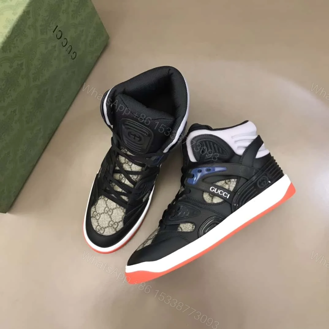 View 6 of Gucci Basket black high-top sneakers – GC161