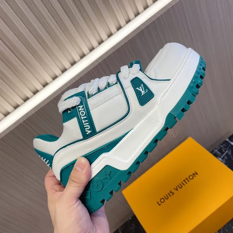 View 9 of Chunky Luxe Trainer: Modern Sculpted Silhouette, LV-Inspired Details