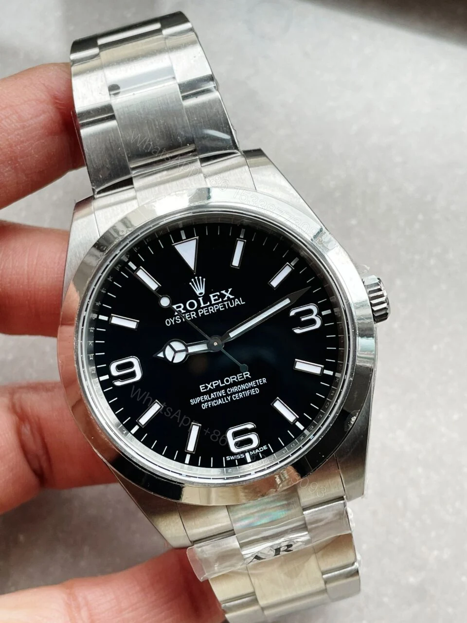 View 5 of ARF Factory 1:1 Rolex EXPLORER I 214270 39mm black dial ss strap