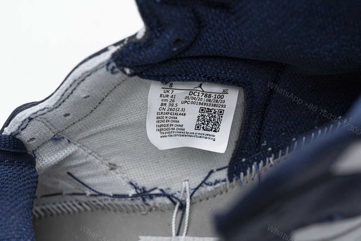 View 12 of Air Jordan 1 Retro High COJP Midnight Navy DC1788-100(TOP quality)