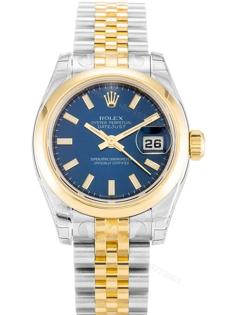 Replica Rolex Lady-Datejust Blue Dial 179163 26 mm — view 1