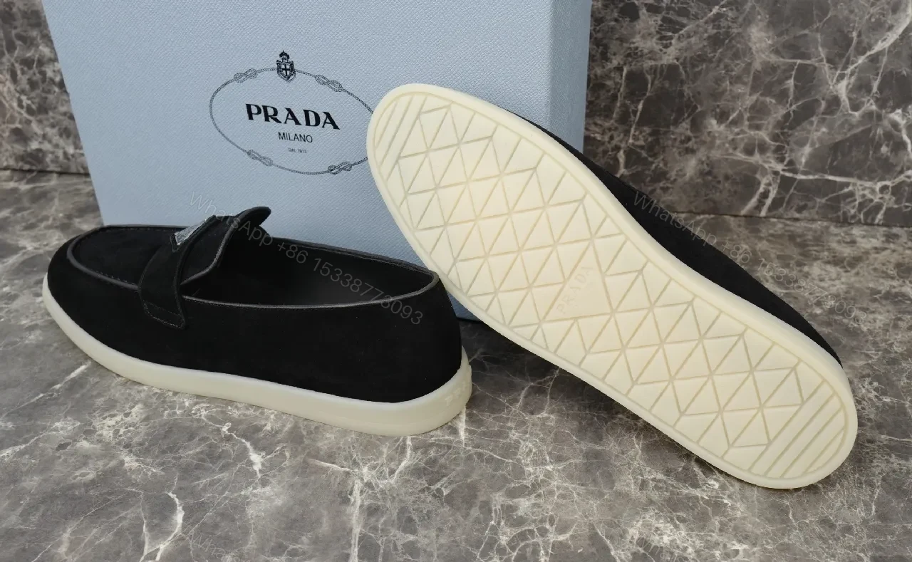 View 2 of Black Suede Slip-On Everyday Luxury Sneakers