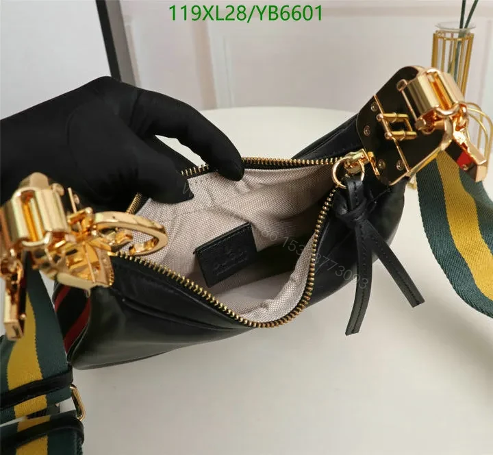View 9 of Black Gucci Small Shoulder Bag Lookalike VRX310