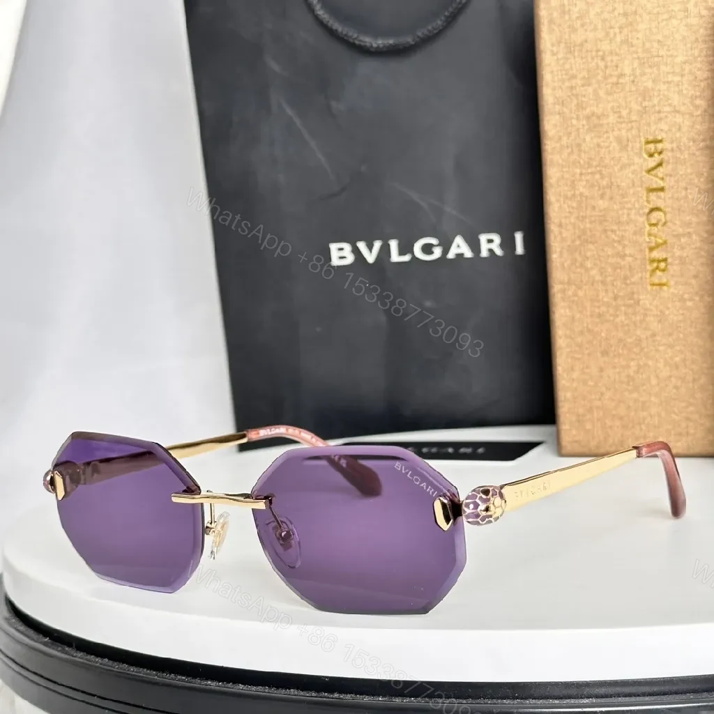 View 6 of Geometric Sunglasses with Gold-Tone Accents, Premium Frame