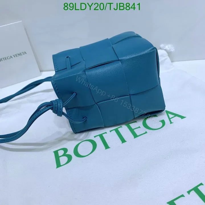View 33 of Bottega Veneta Red Cassette Bucket Shoulder Bag LK7475