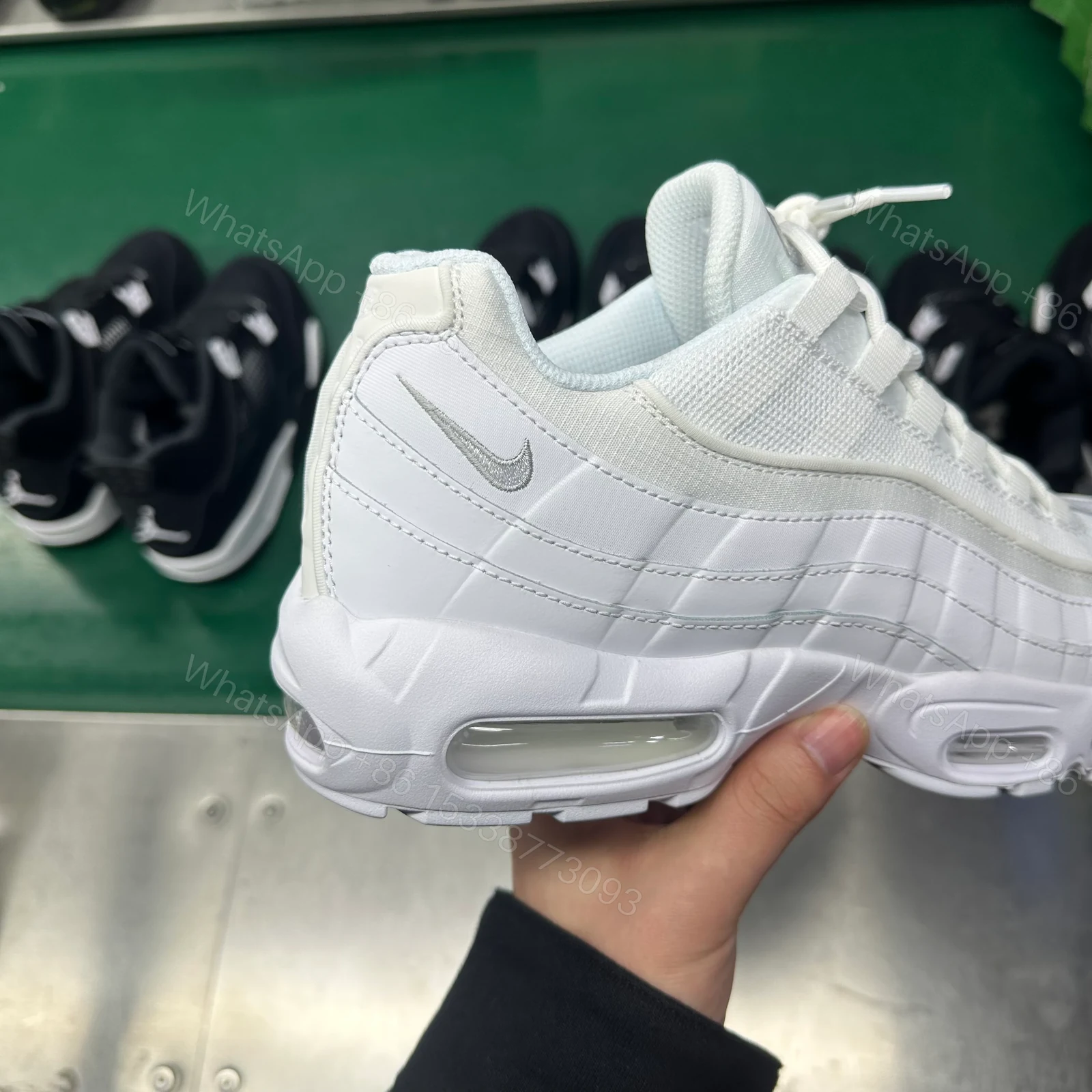 View 9 of Nike Air Max 95 Essential White Grey Fog