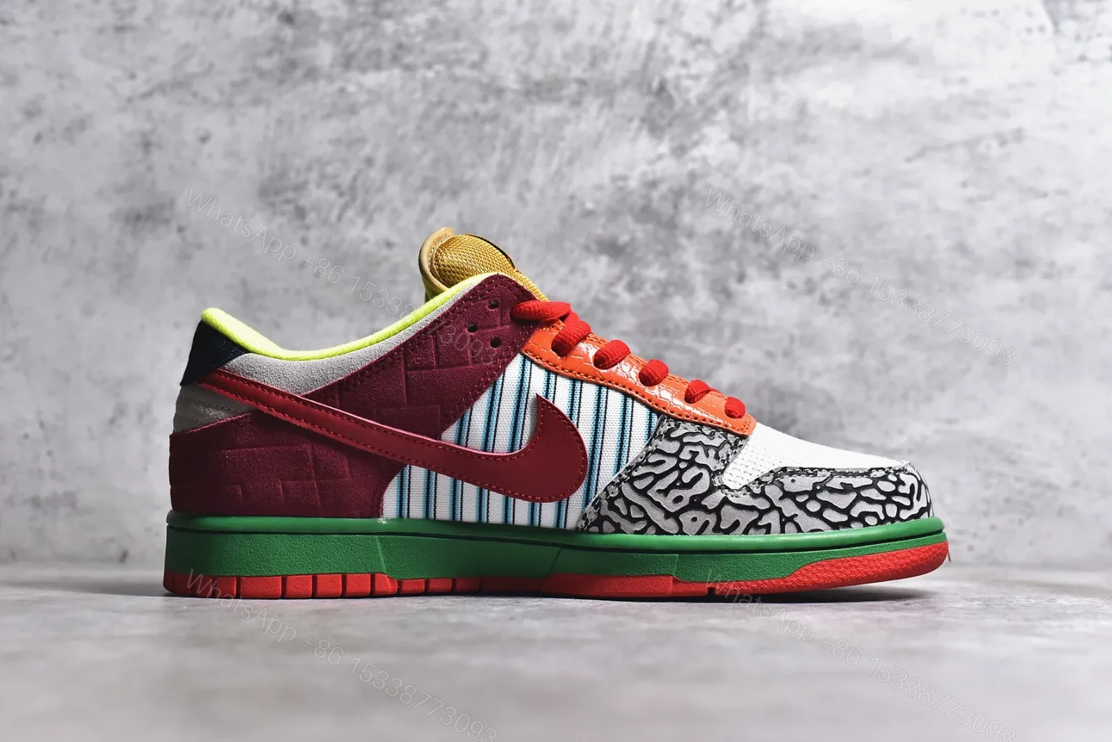 View 2 of Nike Dunk SB Low “What the dunk” Reps