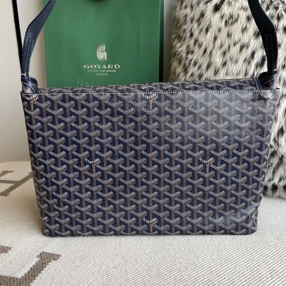 View 2 of 高仿Goyard*Capetien系列CAPETIS郵差包深藍中號免檢版