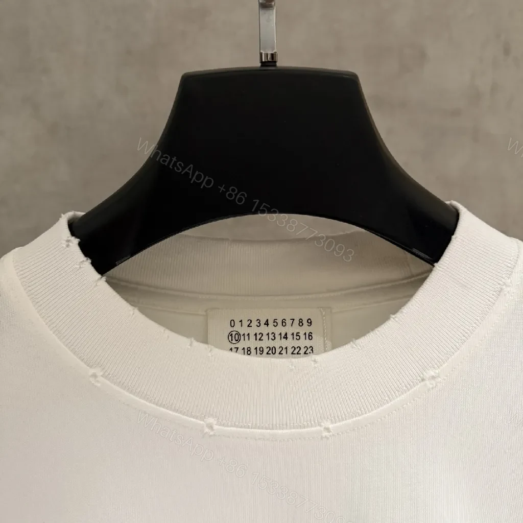 View 8 of Relaxed White Tee + Cotton Jersey + Minimalist + Embroidered Logo + T-Shirt