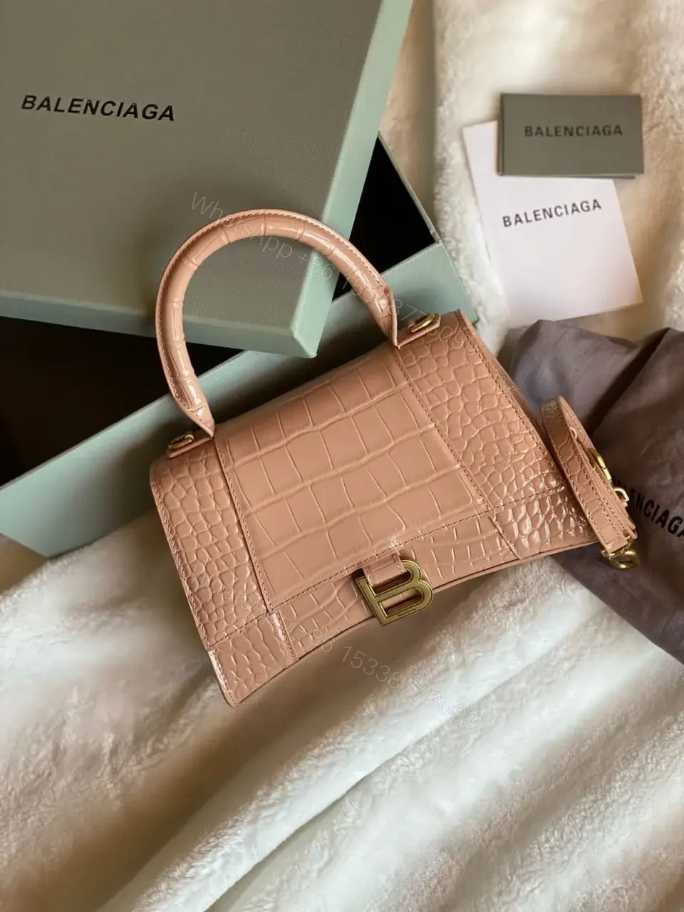 Balenciaga HOURGLASS SMALL HANDBAG — view 1