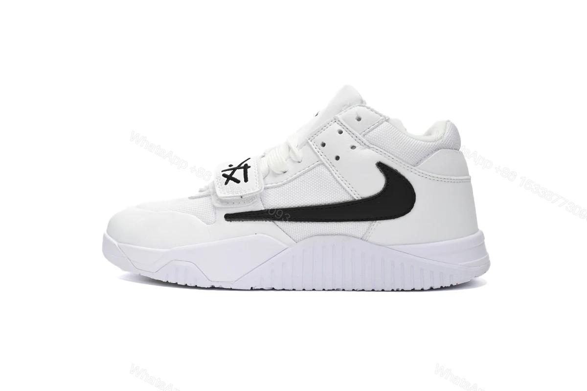 View 9 of Travis Scott x Jordan Cut The Check Nice Kicks White Black FZ8117-492