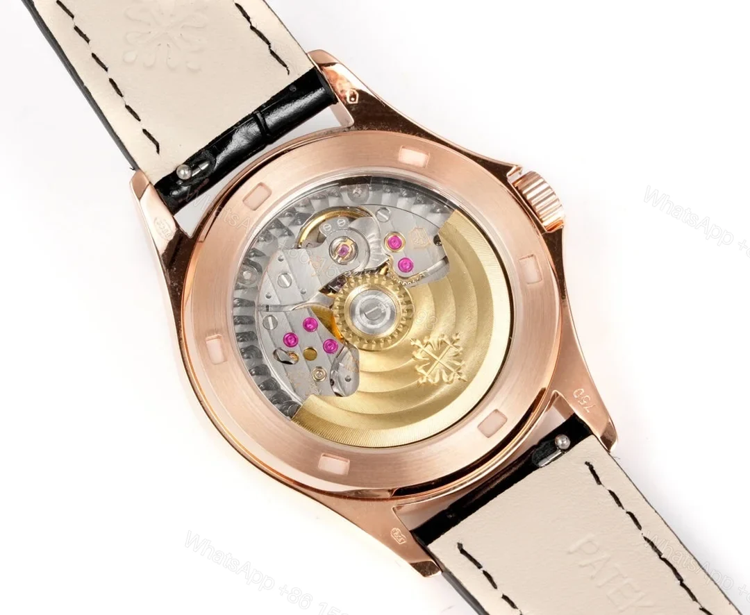 View 6 of Patek Philippe Calatrava 5127 Classic Thin Dress Watch 37mm Leather Strap Edition PP-5127-GR-CLASSIC-37