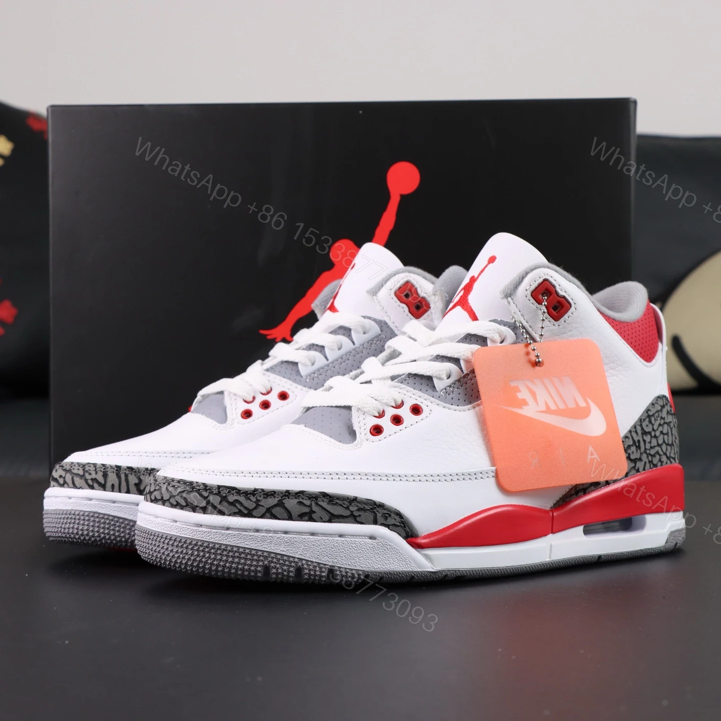 Air Jordan 3 Fire Red 2022 — view 1