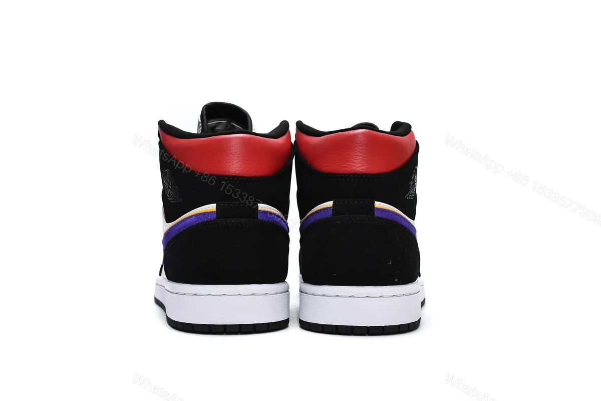 View 2 of Air Jordan 1 Mid Lakers Top 3 852542-005