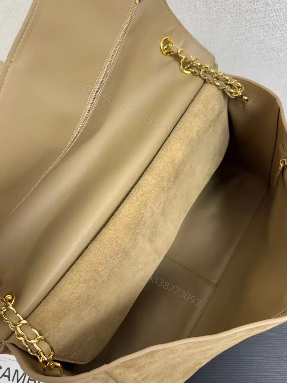 View 7 of Chanel Suede Souplissimo Maxi Flap large