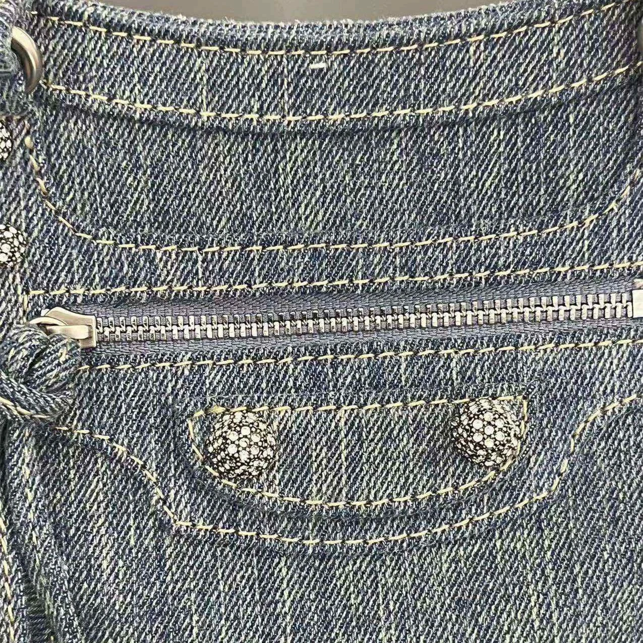 View 10 of 高仿Balenciaga*NeoCagole系列機車包牛仔藍