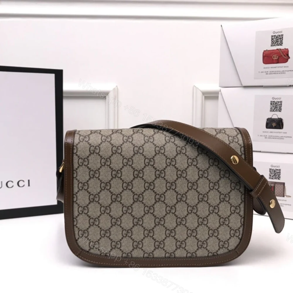View 4 of Gucci Horsebit 1955 Shoulder Bag Beige And Brown 25Cm 602204 92TCG 8563