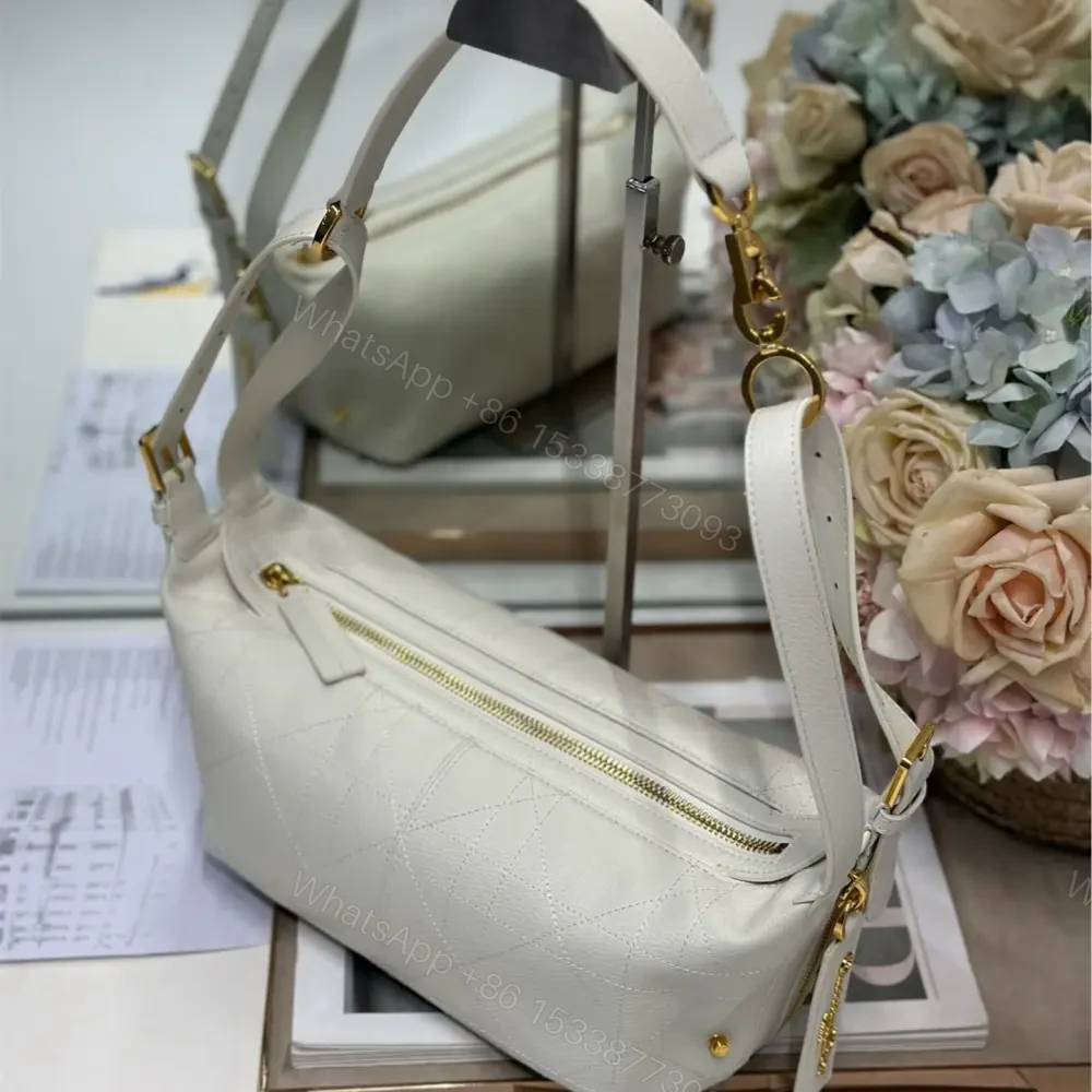View 3 of 高仿Dior*D-Journey系列M2416M030小牛皮單肩包小號白色免檢版