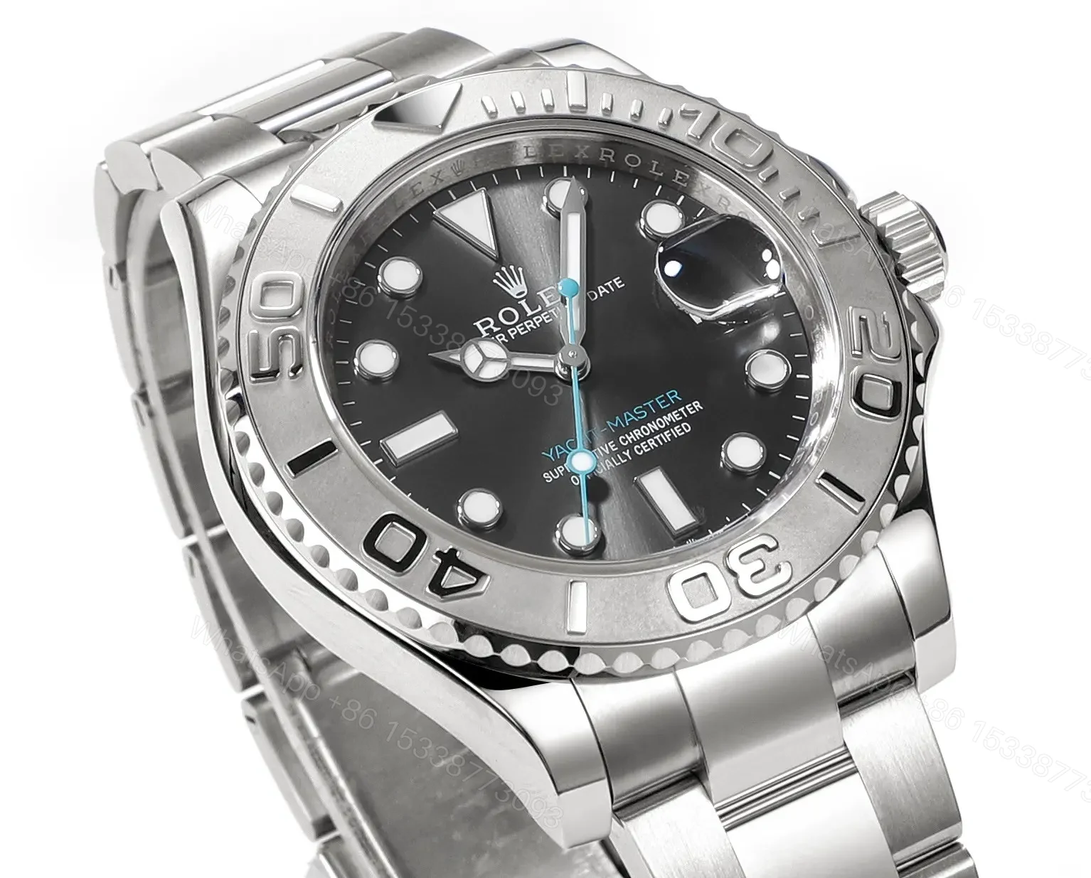 View 4 of Clean Factory Clean Factory Rolex Yacht-Master 40 Black Dial Stainless