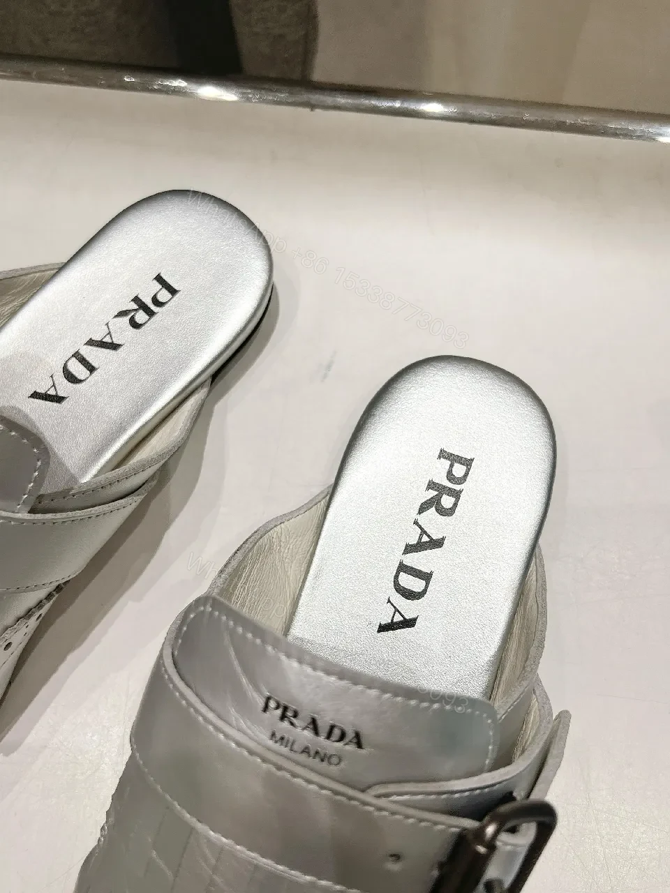 View 8 of Metallic Fringe Slip-Ons: Modern Glam Comfort Shoes