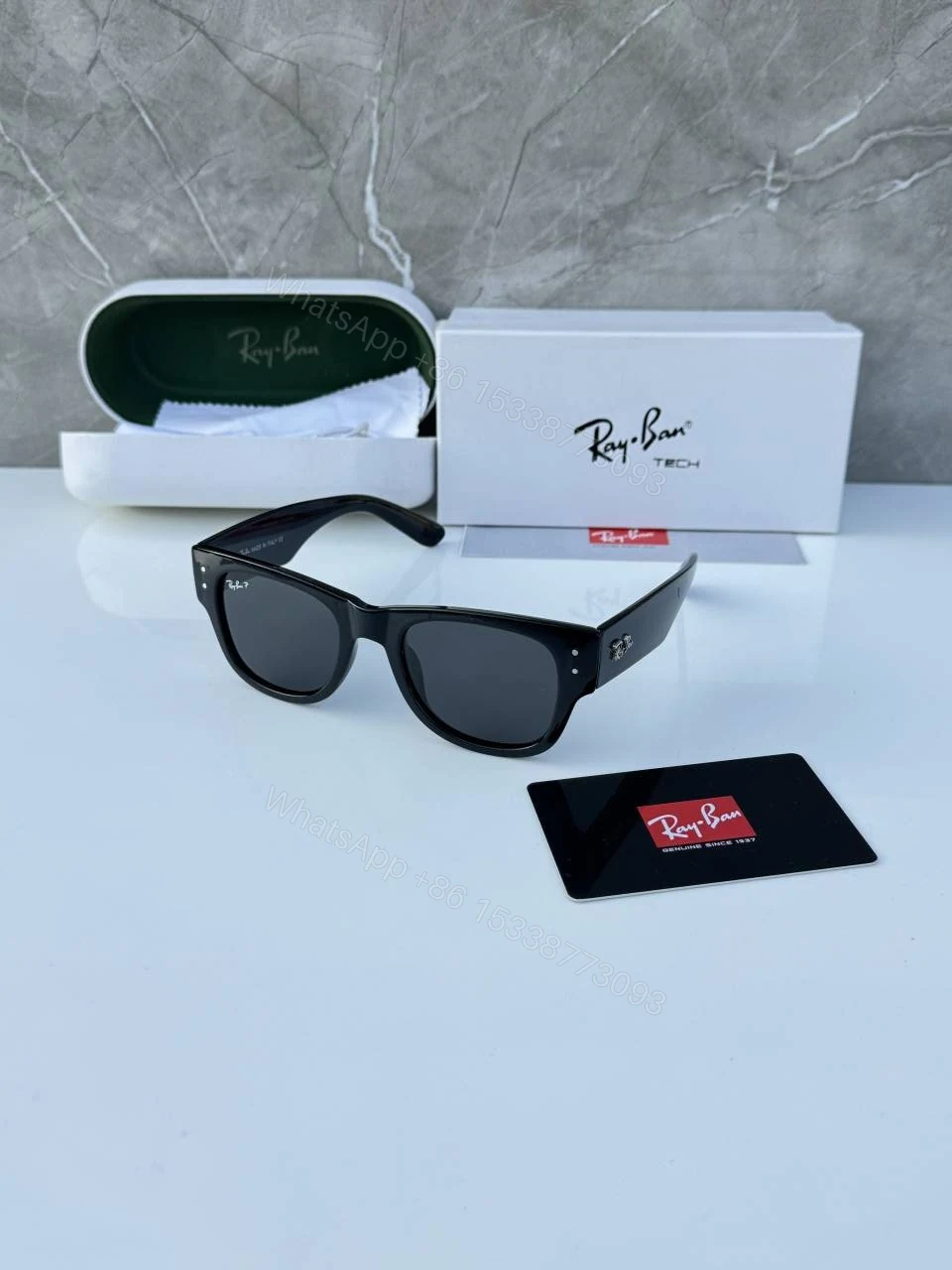First Copy Ray Ban 0840 Full Black Premium UV Protection Luxury Sunglasses — view 1