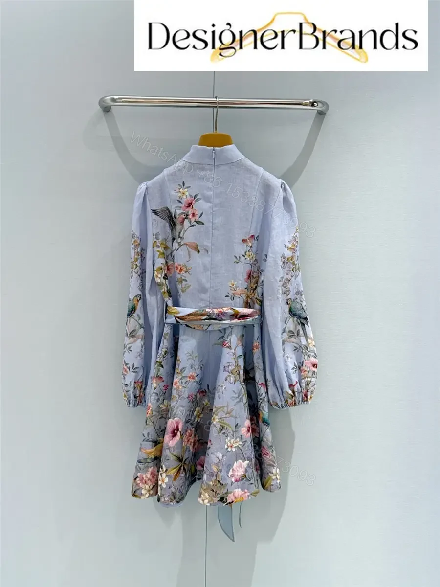 View 7 of Zimmermann Rebellion Button Mini Dress