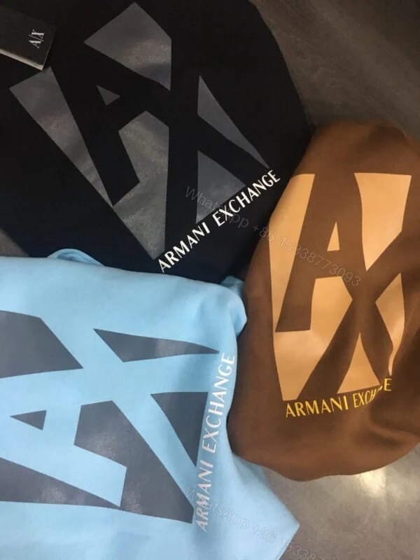 View 2 of BUY FIRST COPY ARMANI EXCHANGE SUMMER COTTON FLEECE SWEATSHIRT