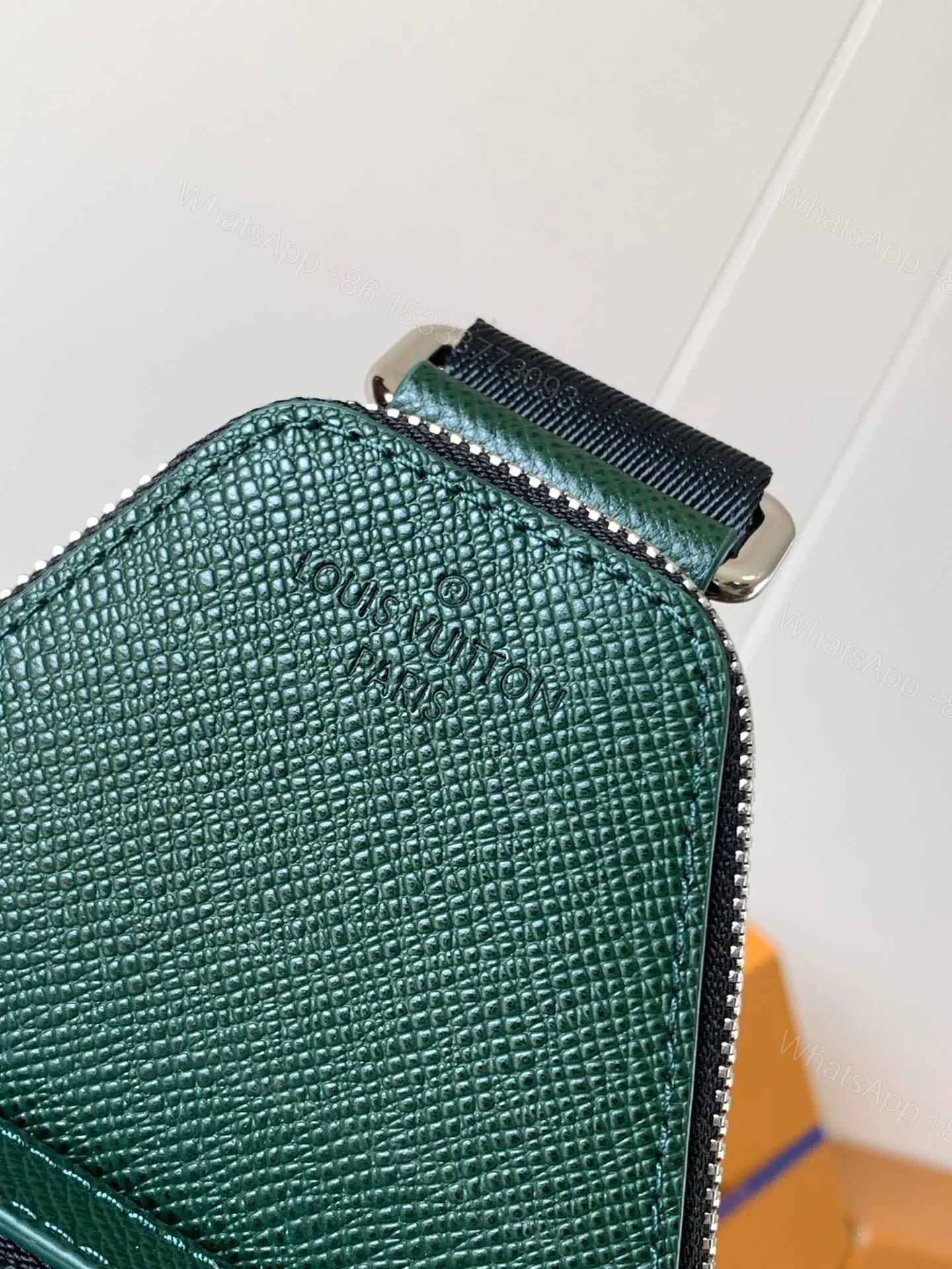 View 5 of LV AVENUE SLINGBAG 31 IN DARK GREEN TAIGA LEATHER