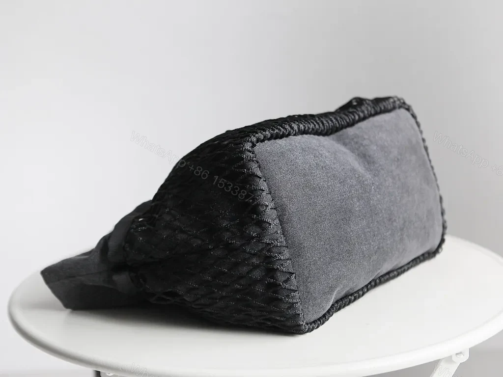 View 6 of Netted Carryall: Balenciaga-Inspired Everyday Tote with Pouch