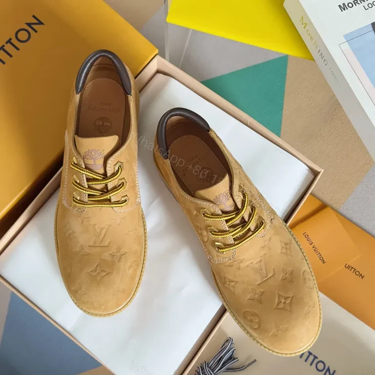 View 9 of Warm LV Monogram Leather High-Top Sneakers