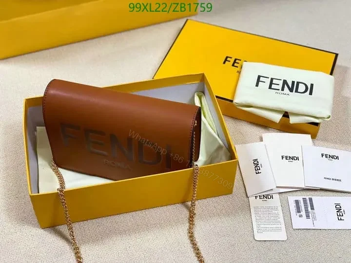 View 5 of Fendi Duplicate Chain Wallet Fendi Roma ZB1778