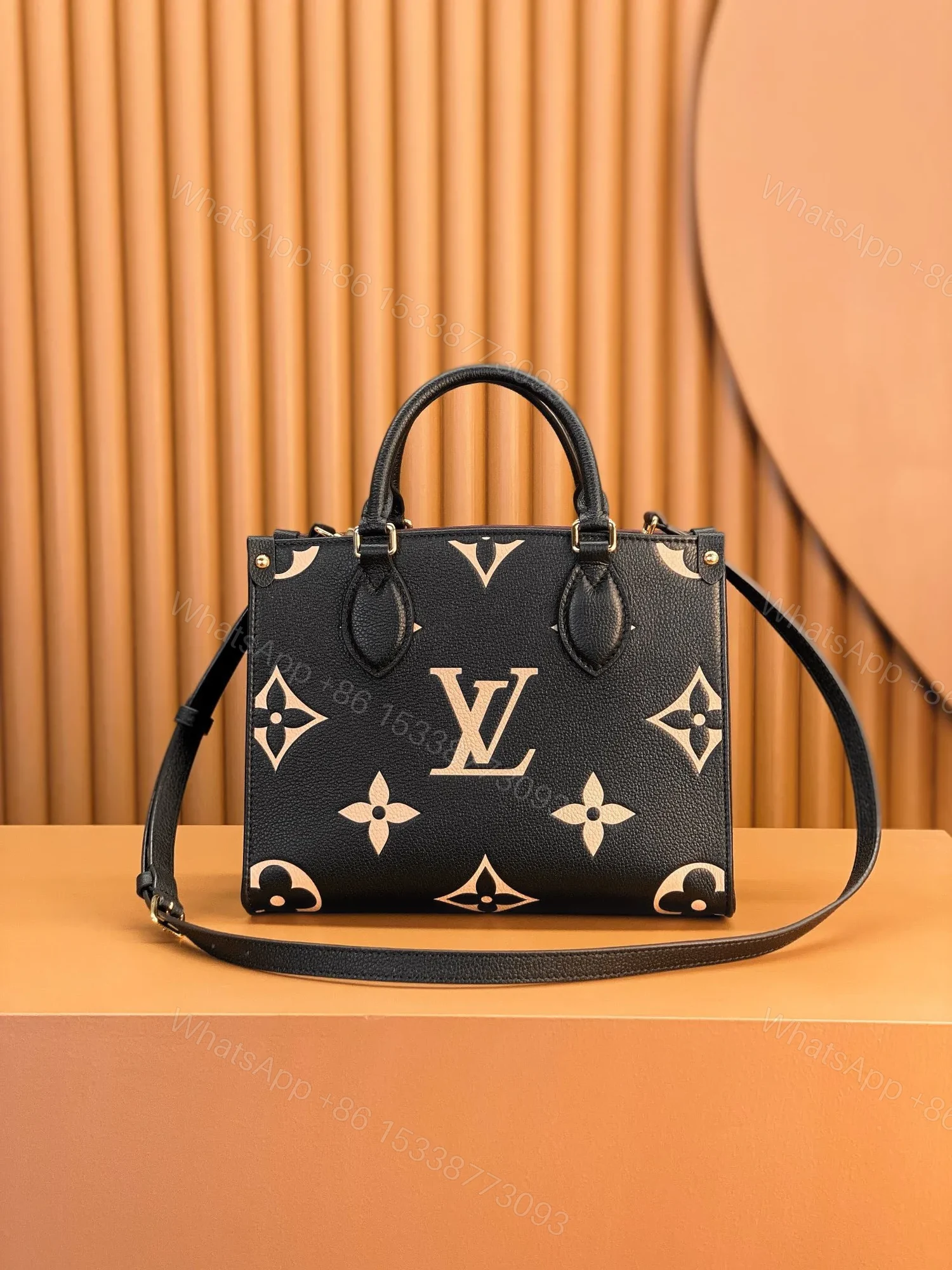 View 8 of Louis Vuitton LV On The Go PM Tote Bag Like Auth Handbags Woman’s 25cm