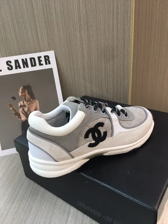 View 8 of Chic Knit Suede High-Top Sneakers: Subtle Logo Luxe