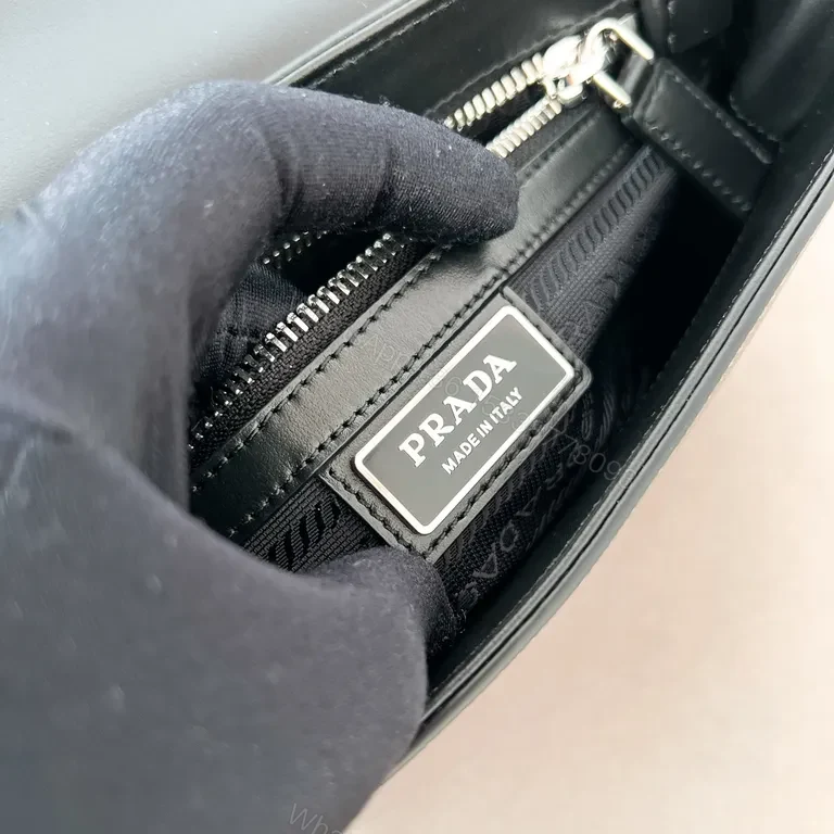 View 2 of Compact Prada-Inspired Crossbody & Wallet Duo with Saffiano Leather