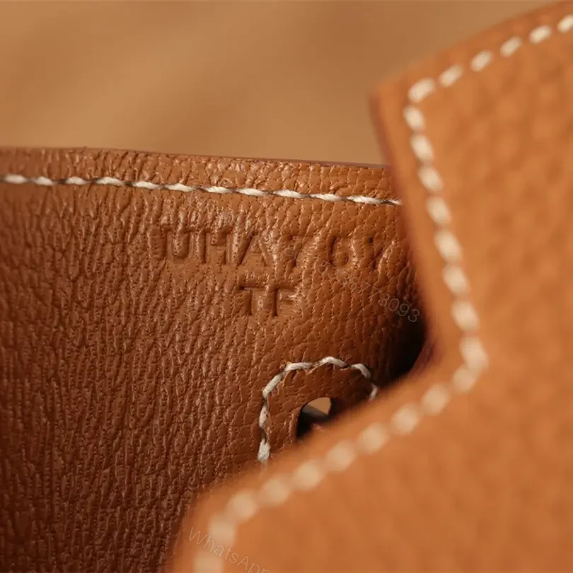 View 16 of 高仿Hermes*Birkin25金棕色金扣免檢版