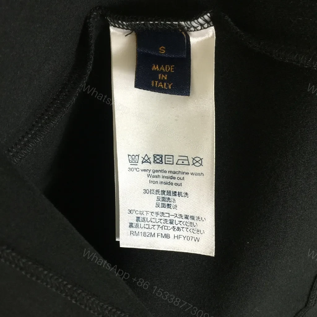View 5 of Dark Essentials Black Knit Crewneck with Subtle LV Emblem