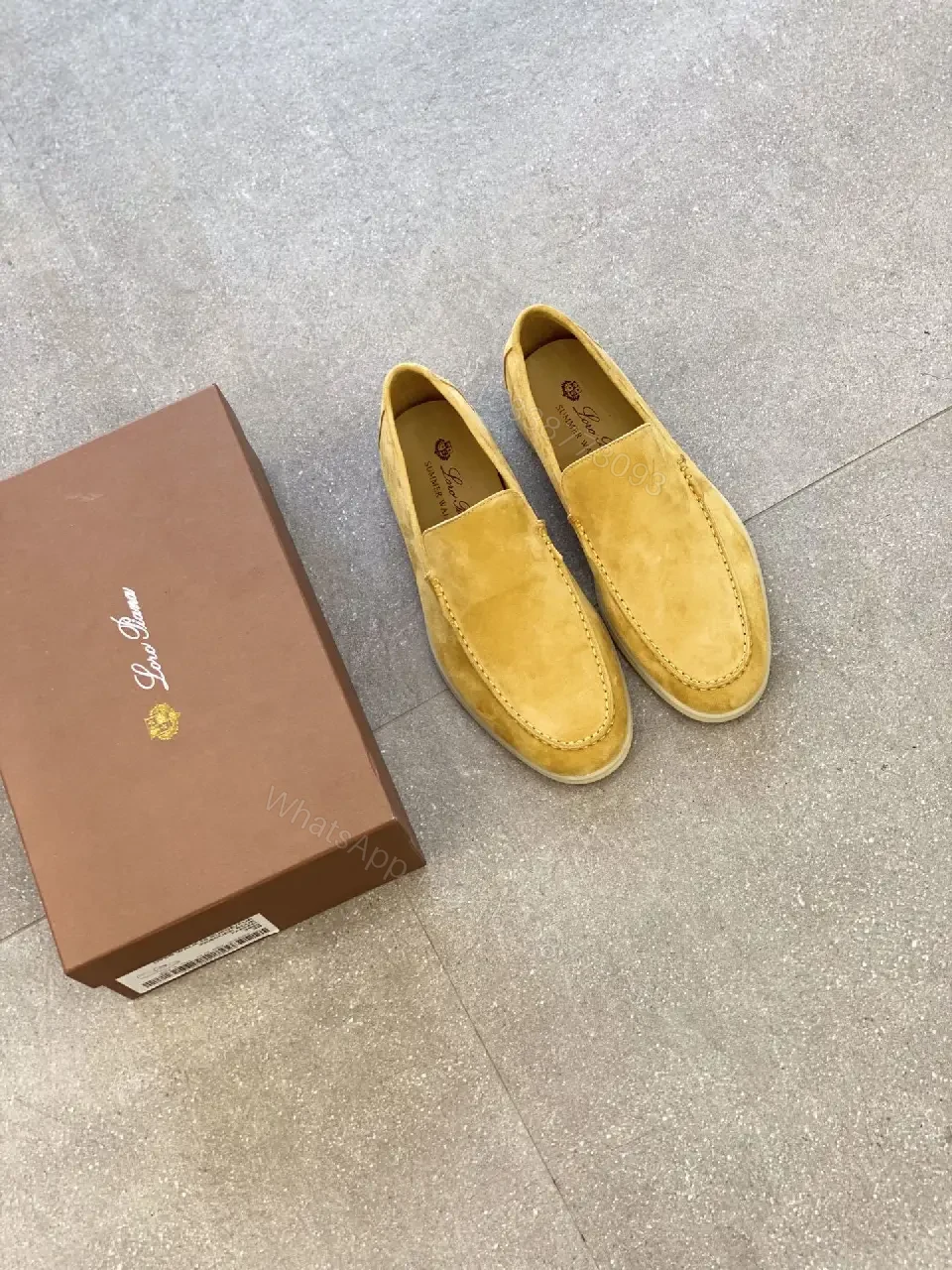 View 2 of Warm Suede Slip-Ons with Visible Craft for Everyday Luxury