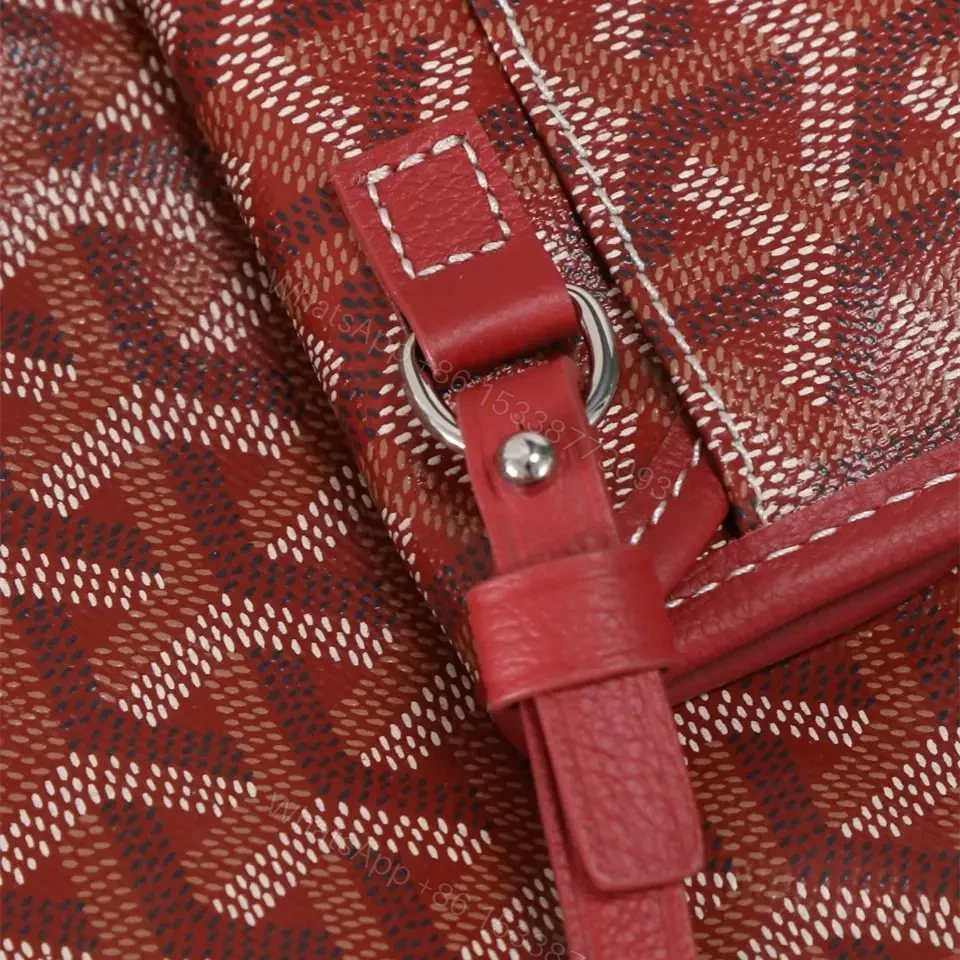 View 16 of 高仿Goyard*STLOUIP5滿印Tote手提袋鮮紅免檢版小號