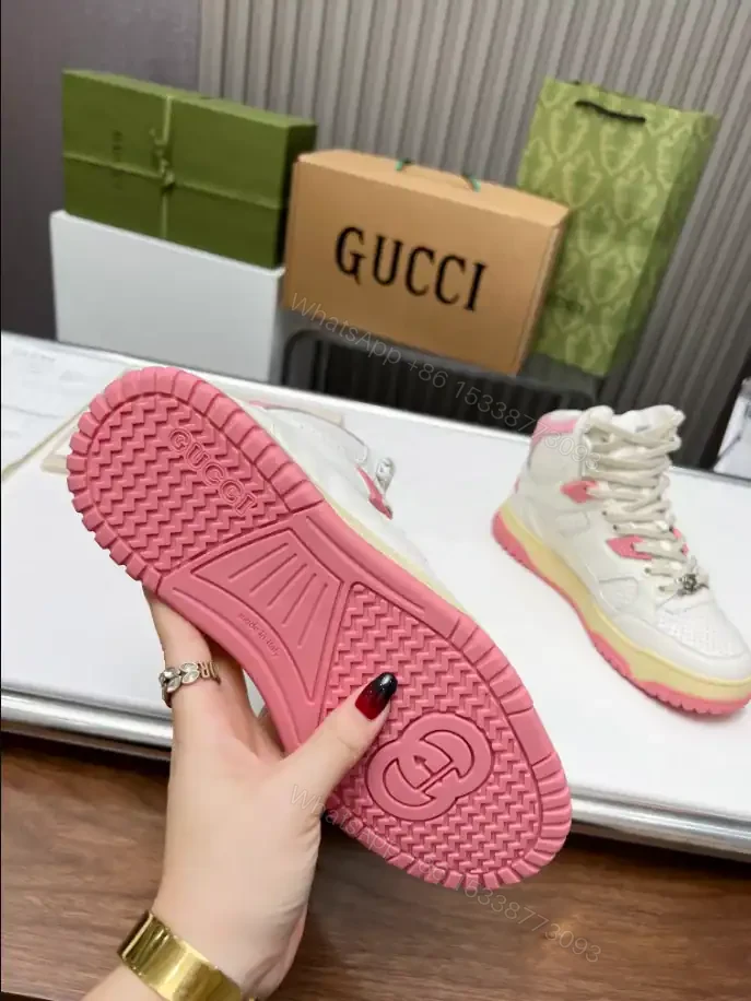 View 6 of WOMEN’S HIGH TOP DISTRESSED EFFECT SNEAKER – GC193