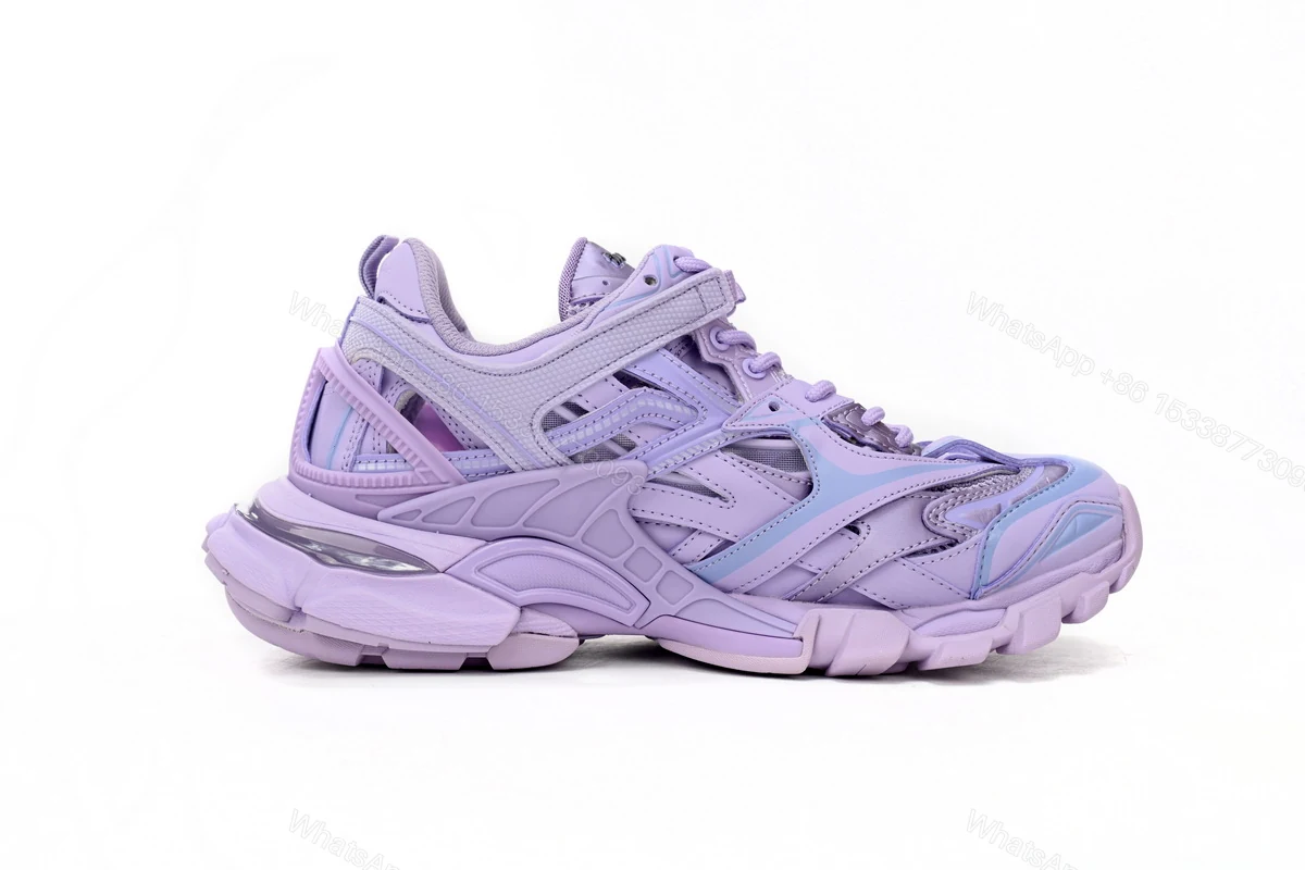 View 2 of Balenciaga Track 2 Sneaker Military Purple 568615 W3AG1 5310