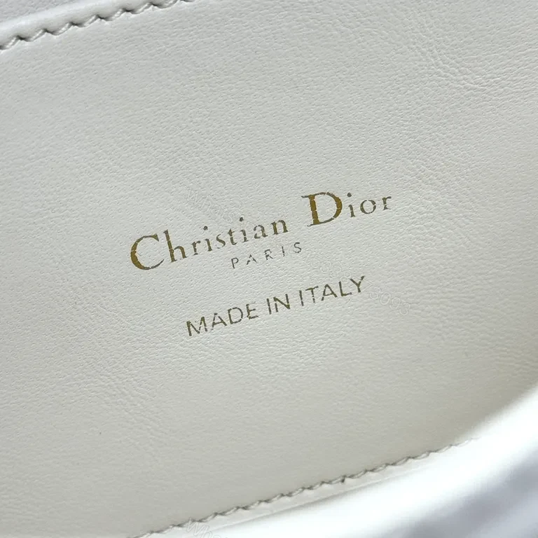 View 6 of Chic Box Bag: Dior-Inspired Leather Gold Hardware Bag