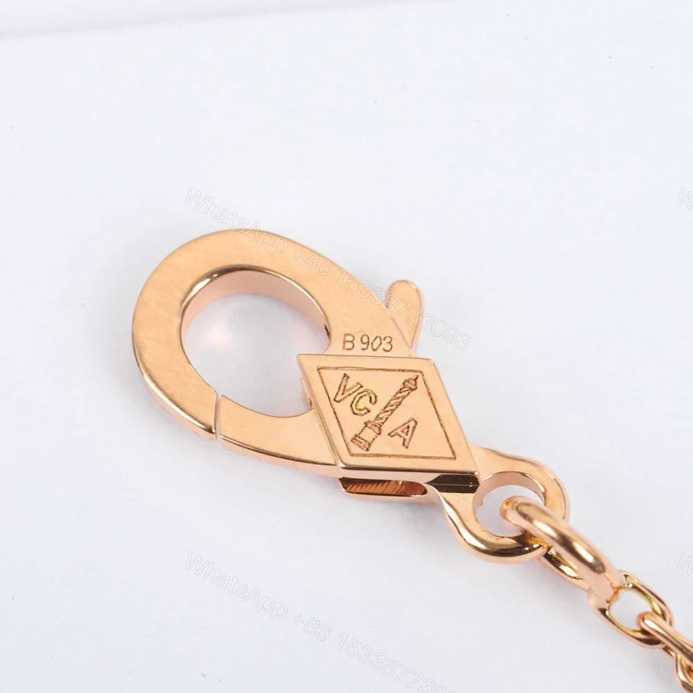 View 8 of 高仿首飾VanCleef&Arpels*RA4KK00珍珠貝母玫瑰金項鏈