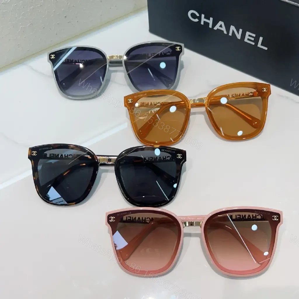 View 7 of Grayscale Sunglasses: Cat-Eye Square, Gold Bridge, Gradient Lenses